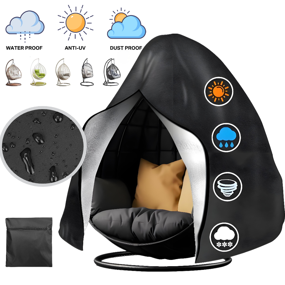 Outdoor Furniture Egg Chair - Sarung Kursi Gantung Teras Anti Air,