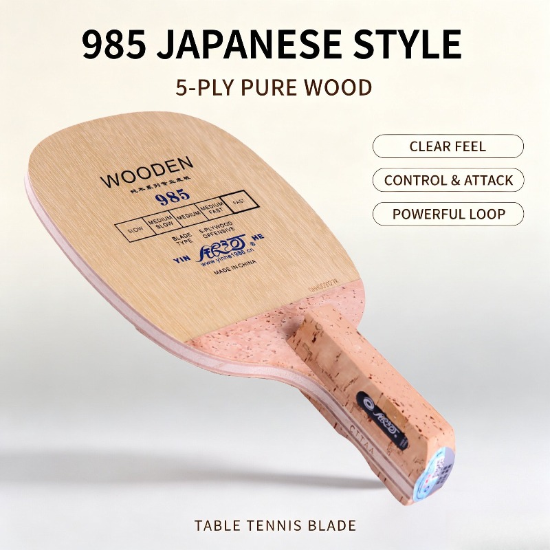 Outdoor Furniture Wood - YINHE 985 Blade Tenis Meja Penhold