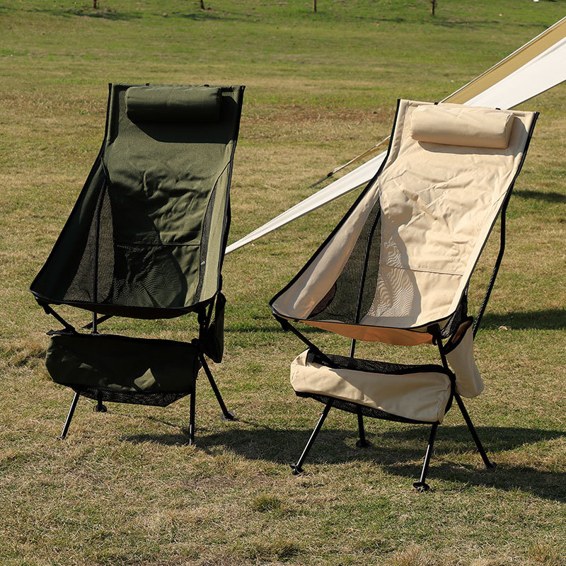Deck Chair Lounger - Kursi Lipat Aluminium Ringan untuk Berkemah