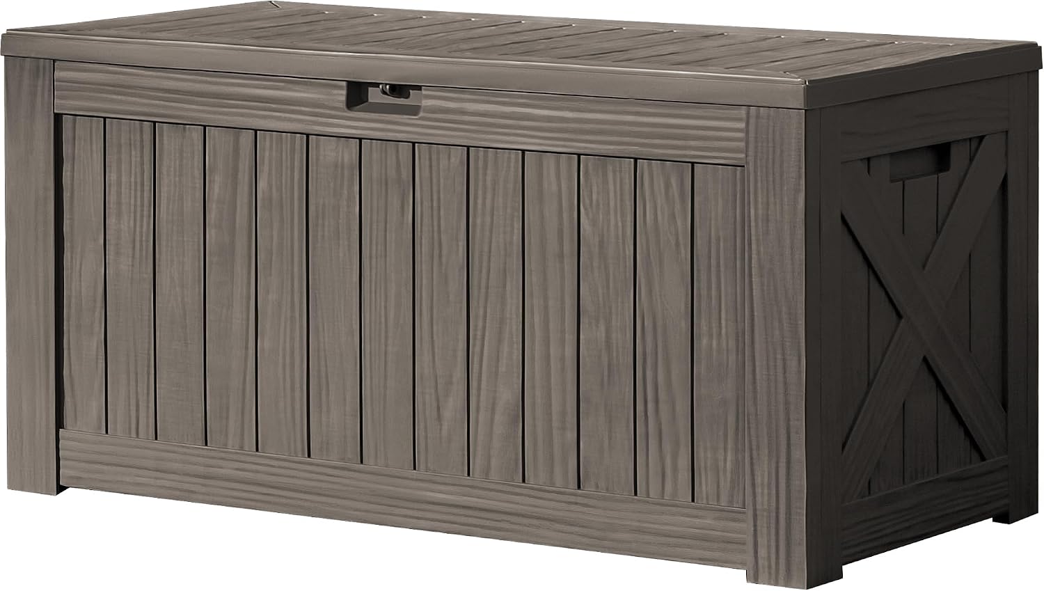 Outdoor Furniture Wood - Kotak Penyimpanan Luar Ruangan Berkapasitas 120