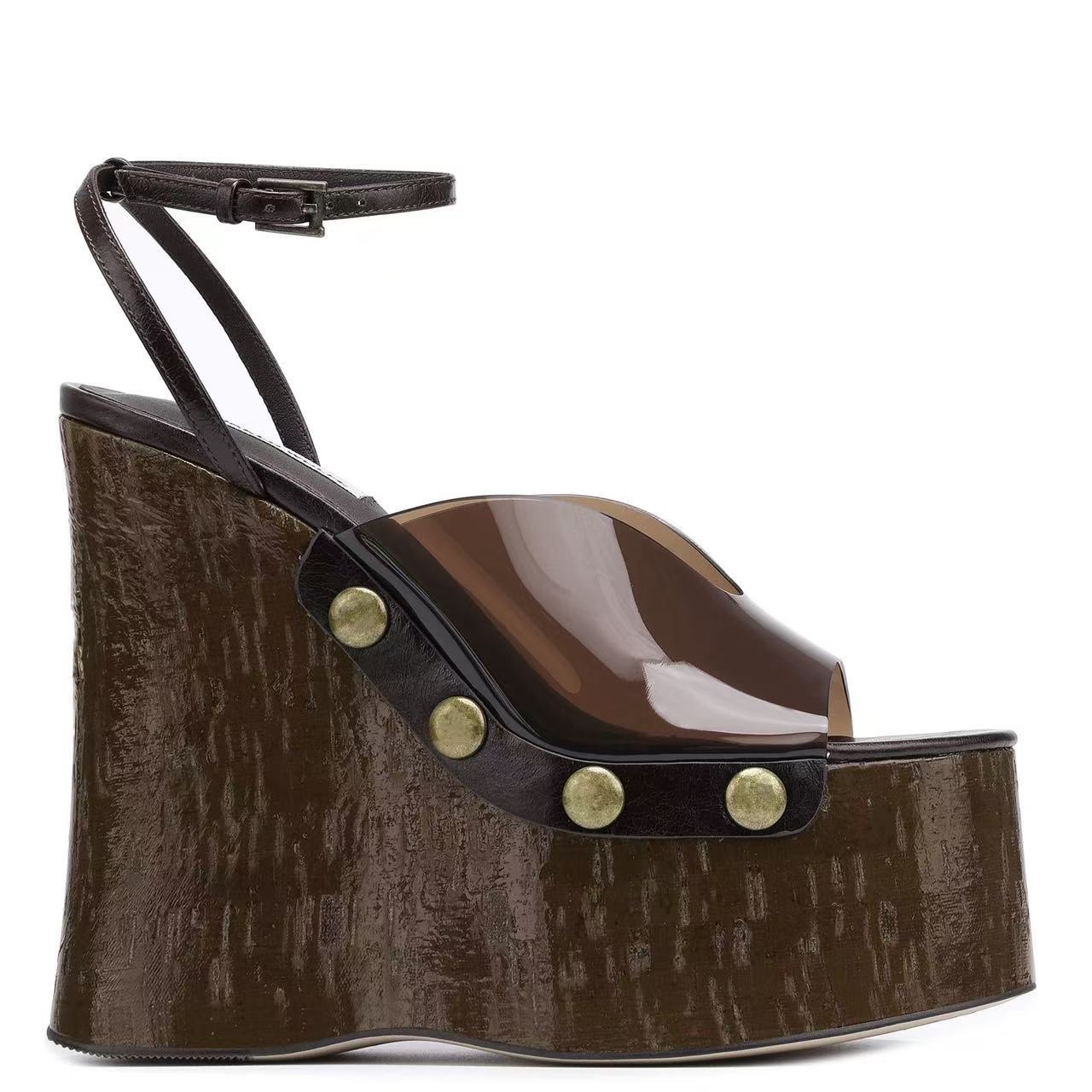 Outdoor Furniture Wood - Sandal Hak Tinggi 14 Cm Hak