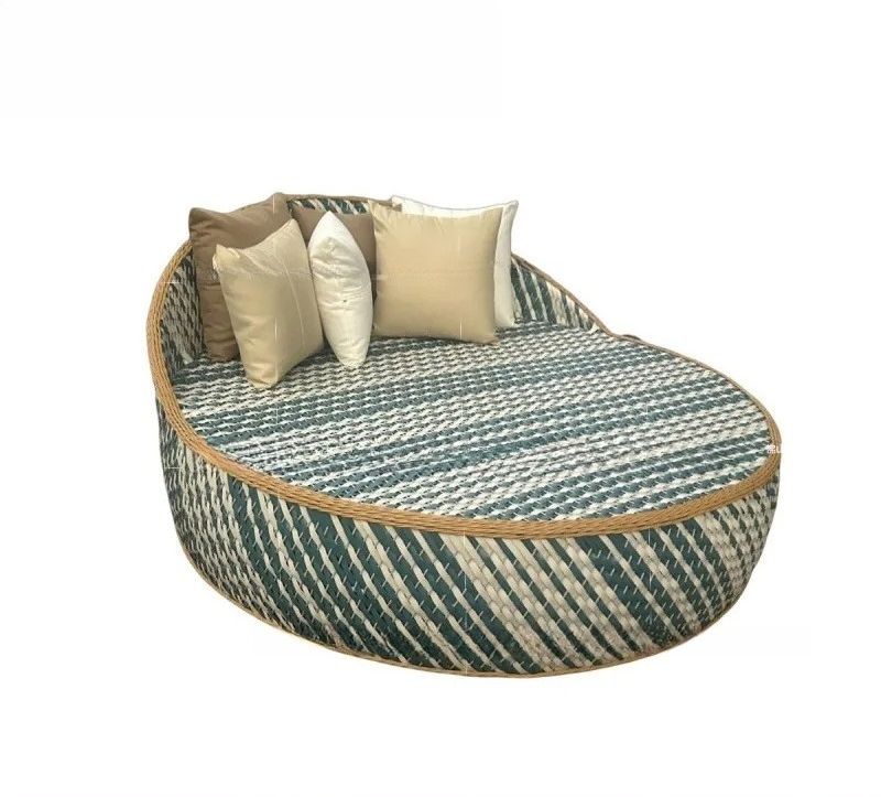 Outdoor Furniture Small - Sofa luar ruangan custom, kursi anyaman