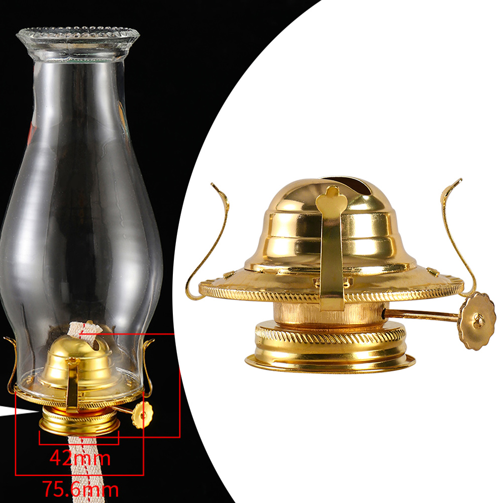 Outdoor Furniture Vintage - 1 Buah Lampu Minyak dengan Sumbu,