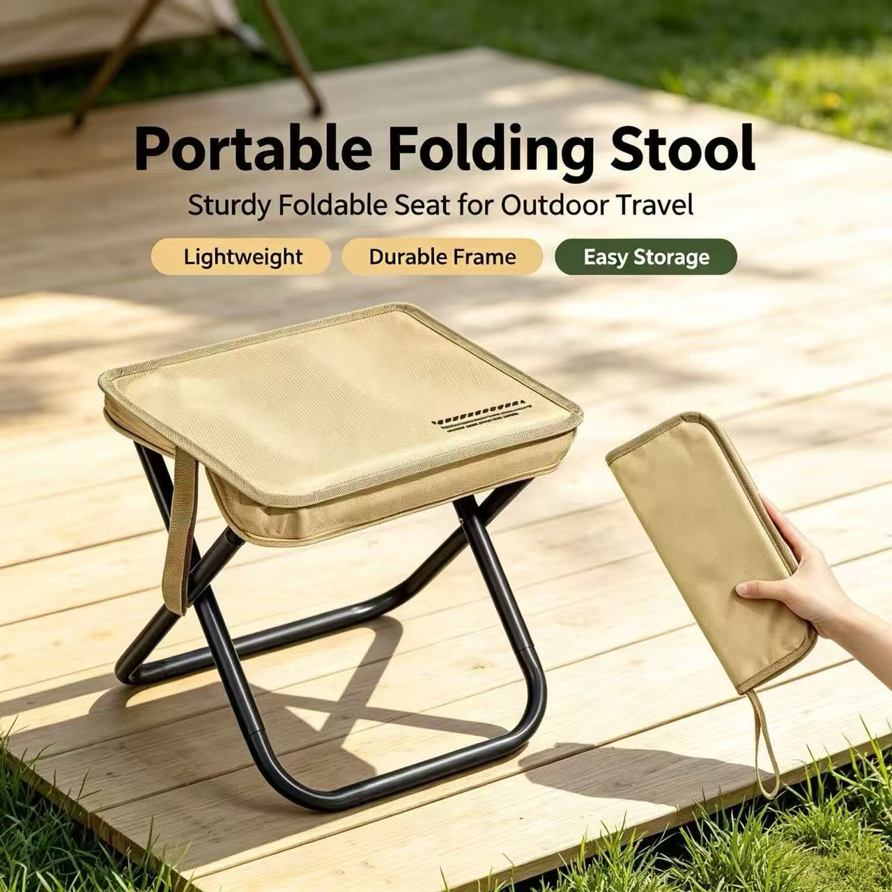 Outdoor Furniture Cheap - Magza Bangku Lipat Portabel Ultra Ringan