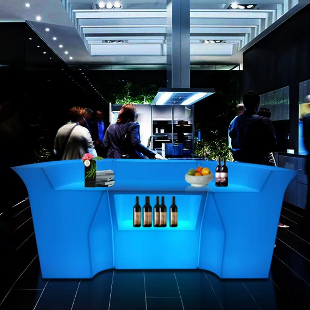 Outdoor Furniture Rental For Party - Meja Bar LED Tahan Air untuk