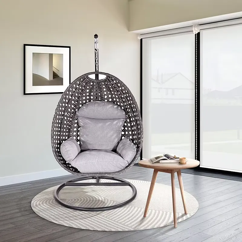 Outdoor Furniture Egg Chair - Kursi Gantung Rotan Modern Mewah untuk