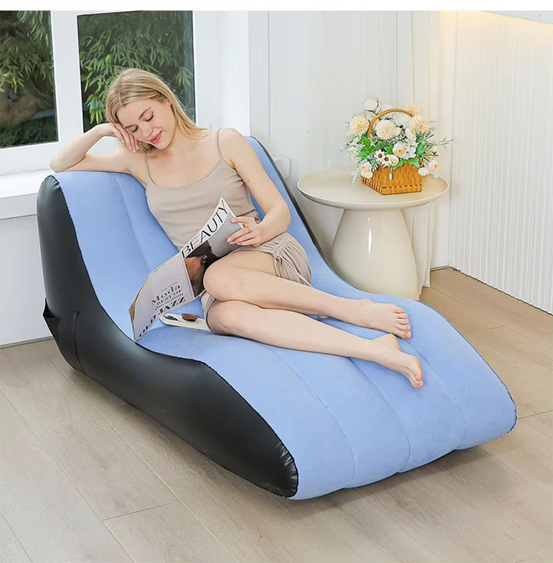 Kursi Santai Tiup, Sofa Tiup P - Deck Chair Lounger ulasan dan harga