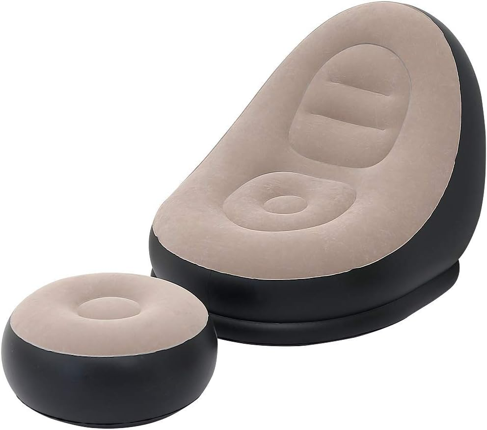 2 Buah Kursi Sofa Tiup Lipat ( - Outdoor Furniture Cheap ulasan dan harga