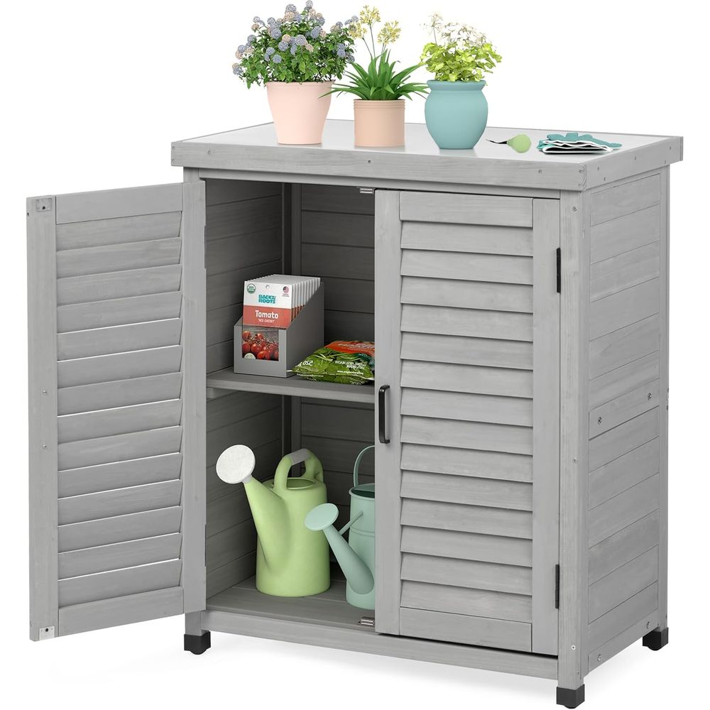 Lemari Penyimpanan Luar Ruanga - Outdoor Furniture Wood ulasan dan harga