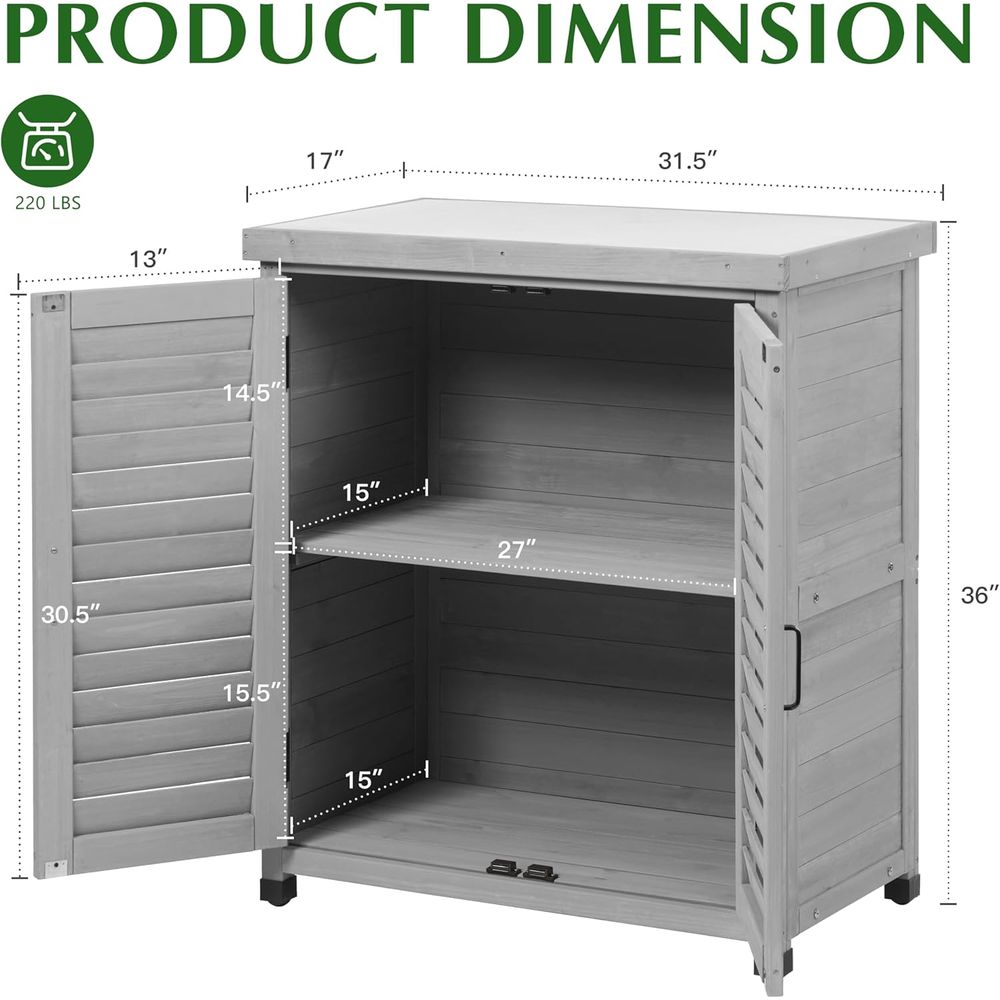 Lemari Penyimpanan Luar Ruanga - Outdoor Furniture Wood ulasan dan harga