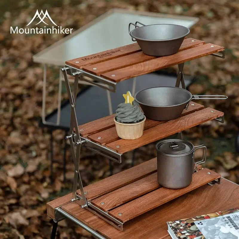 MOUNTAINHIKER Rak Tiga Tingkat - Outdoor Furniture Small ulasan dan harga