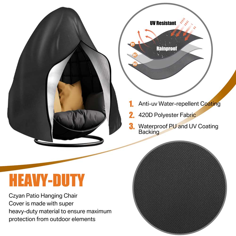 Sarung Kursi Gantung Teras Ant - Outdoor Furniture Egg Chair ulasan dan harga