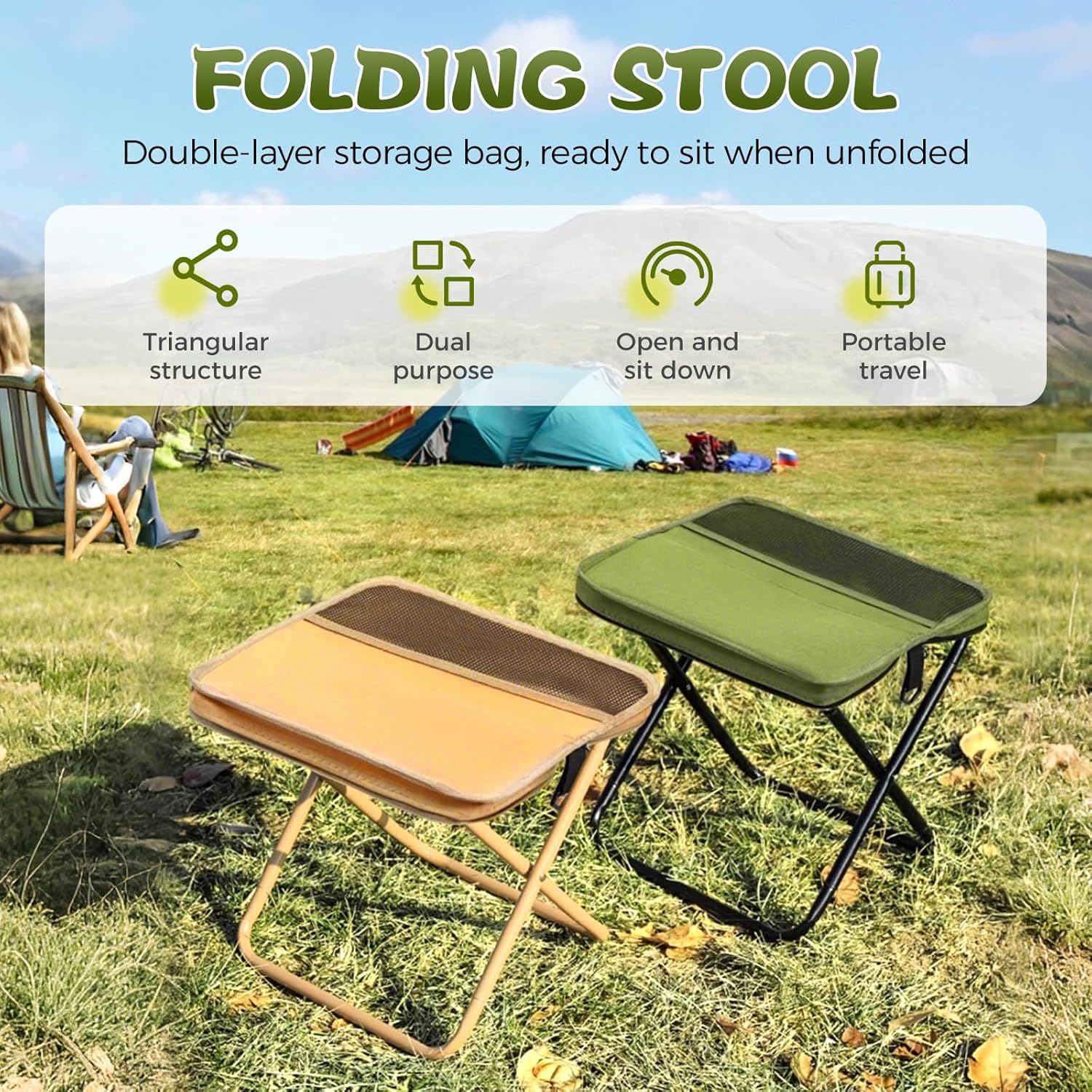 Kursi Lipat Portabel GMOX 1.5l - Outdoor Furniture Rocking Chair ulasan dan harga