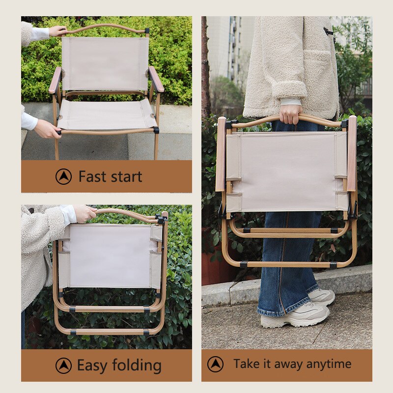 Kursi Kemah portabel 2 buah/1  - Outdoor Furniture Cheap ulasan dan harga