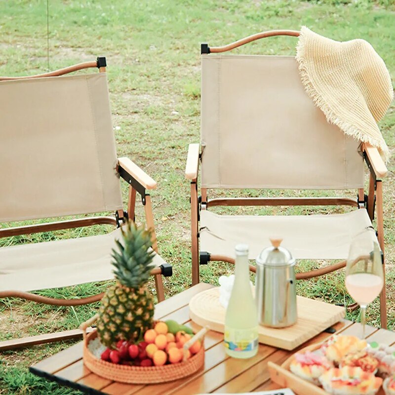Kursi Kemah portabel 2 buah/1  - Outdoor Furniture Cheap ulasan dan harga