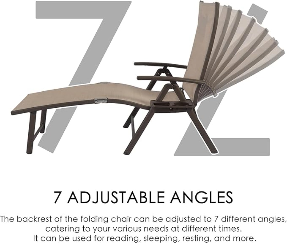 Kursi Santai Berbahan Aluminiu - Deck Chair Lounger ulasan dan harga