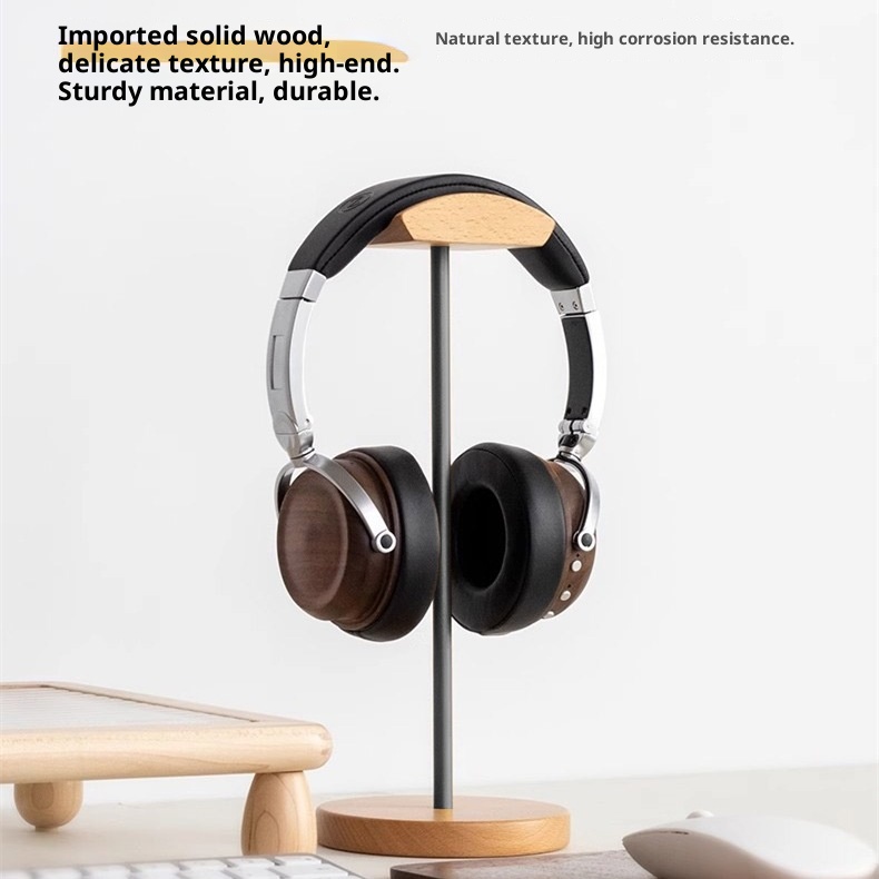 Penyangga Headphone Kayu Walnu - Outdoor Furniture Wood ulasan dan harga