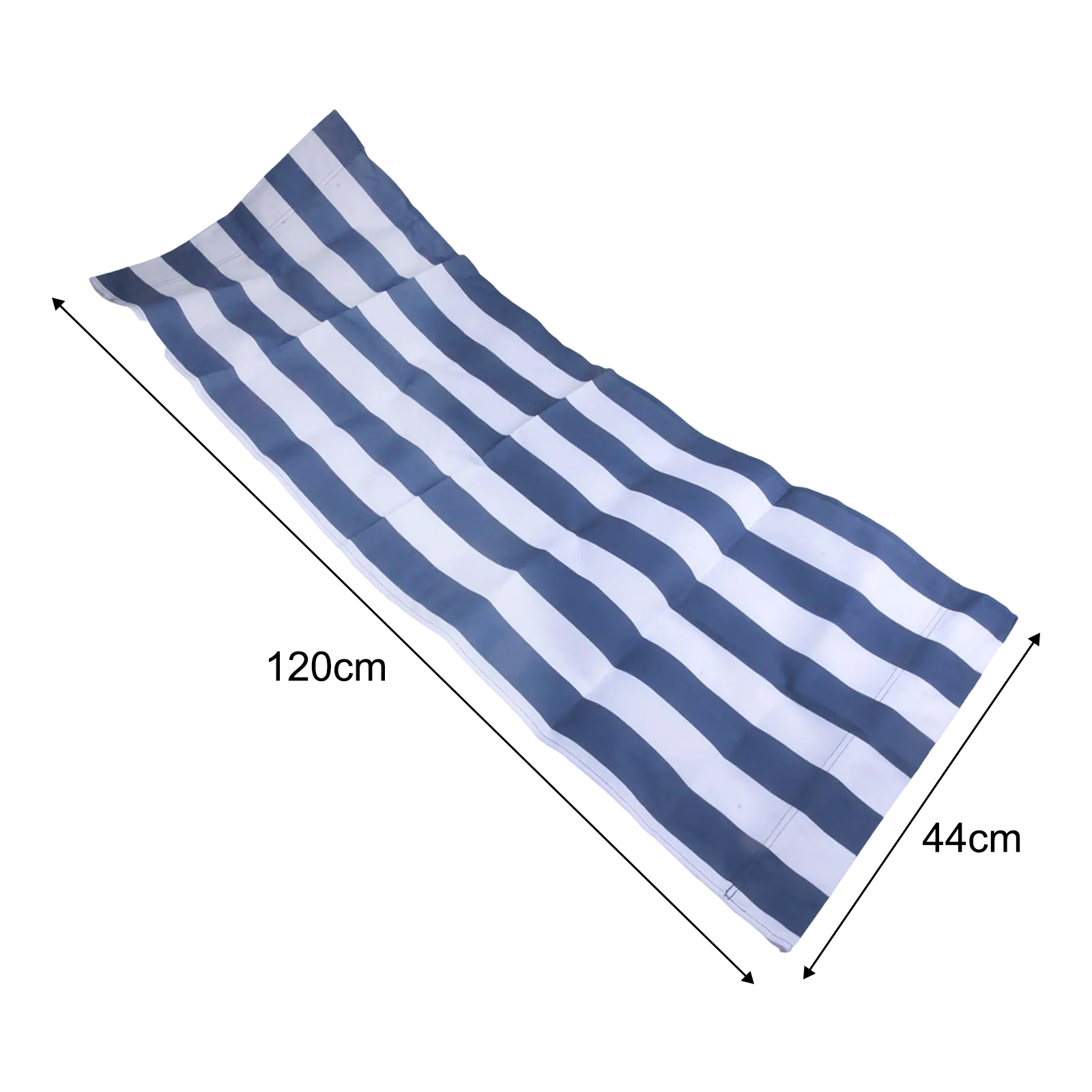Kain Poliester Bergaris Putih  - Deck Chair Lounger ulasan dan harga