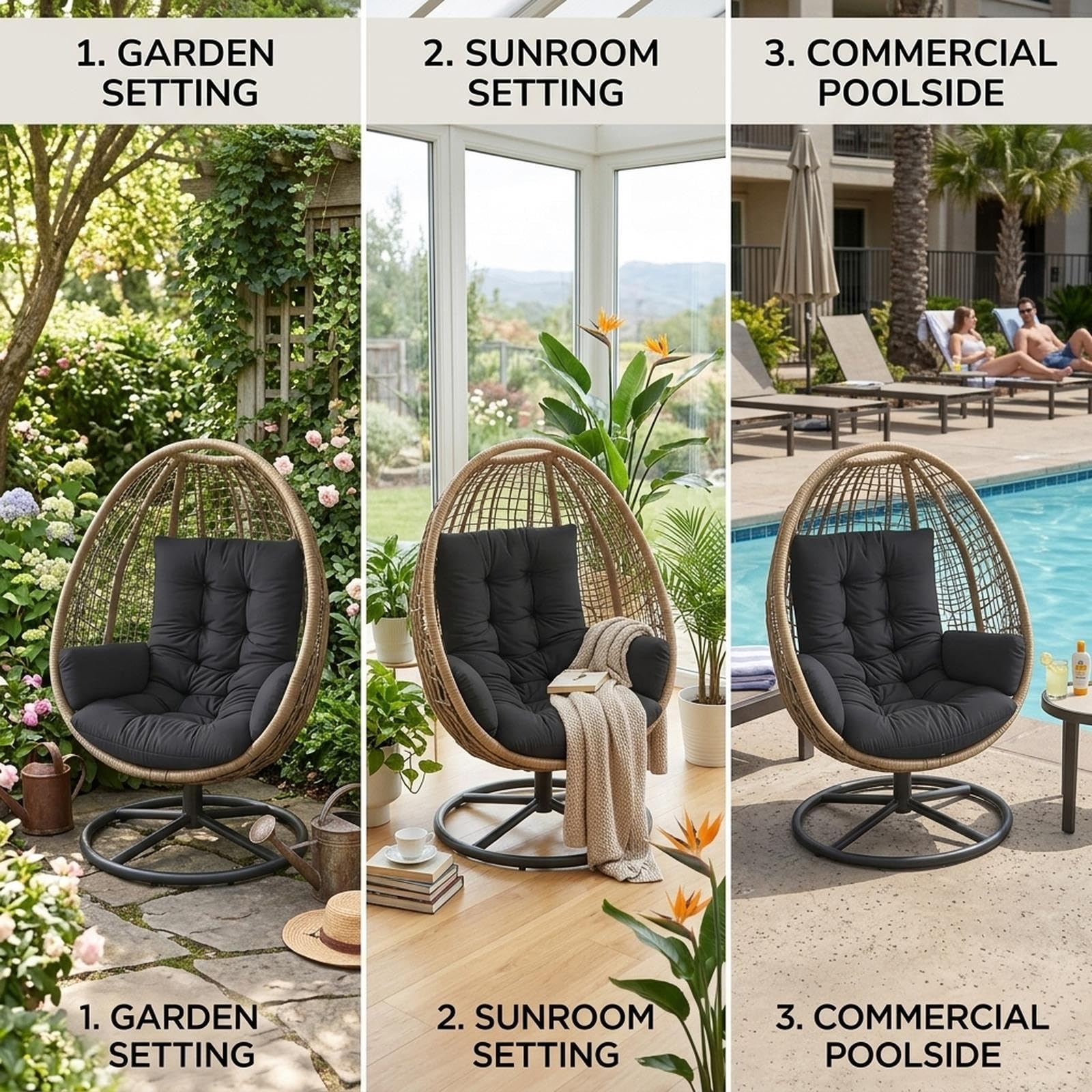 Pengganti Bantal Kursi Telur,  - Outdoor Furniture Replacement Fabric ulasan dan harga