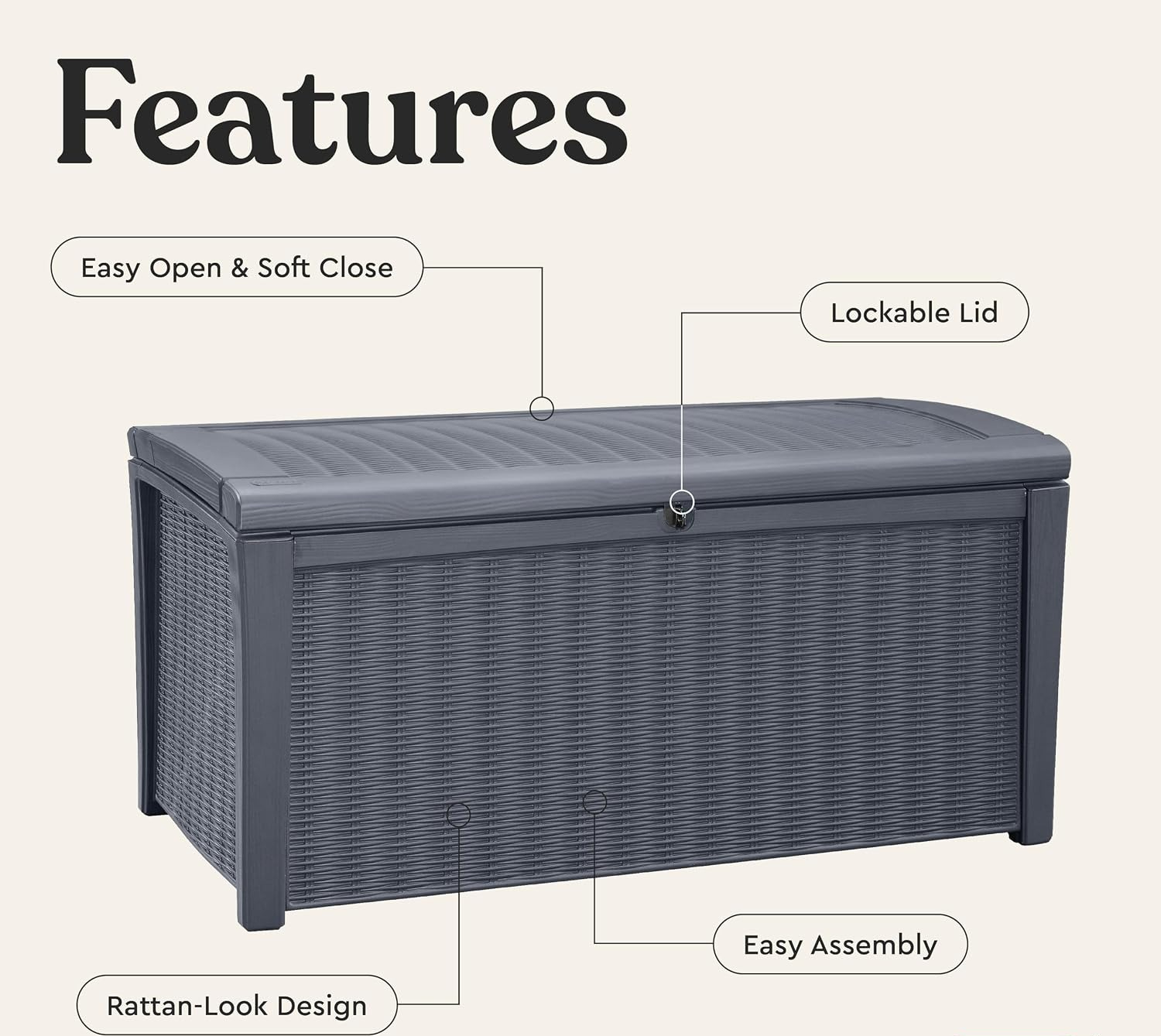 Kotak Penyimpanan Luar Ruangan - Outdoor Furniture For Pool ulasan dan harga