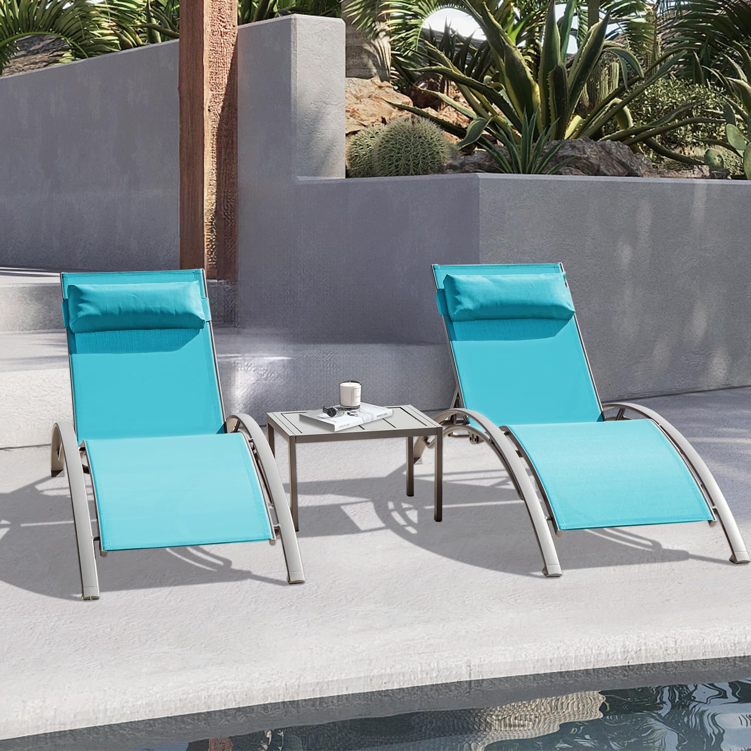 Set Kursi Santai Luar Ruangan  - Deck Chair Lounger ulasan dan harga