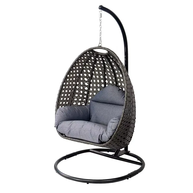 Kursi Gantung Rotan Bentuk Tel - Outdoor Furniture Egg Chair ulasan dan harga