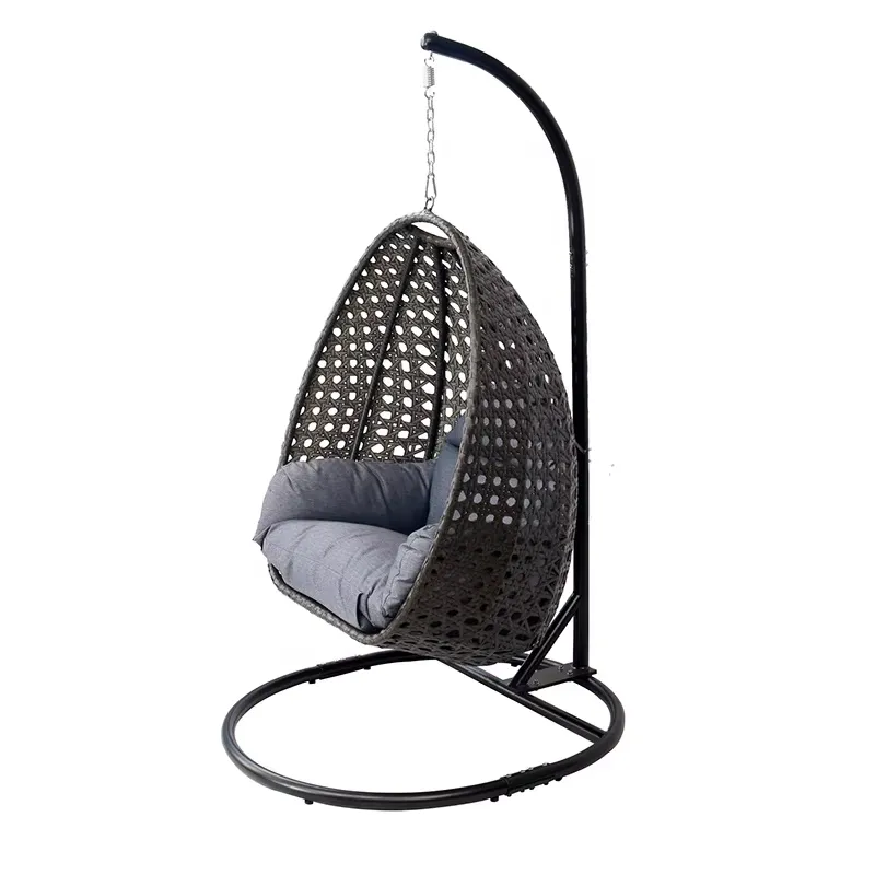 Kursi Gantung Rotan Bentuk Tel - Outdoor Furniture Egg Chair ulasan dan harga