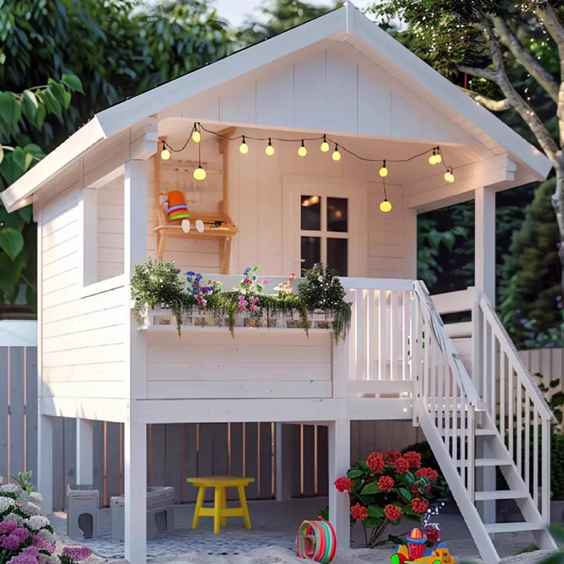 Rumah Mainan Anak TK, Perosota - Outdoor Furniture Wood ulasan dan harga
