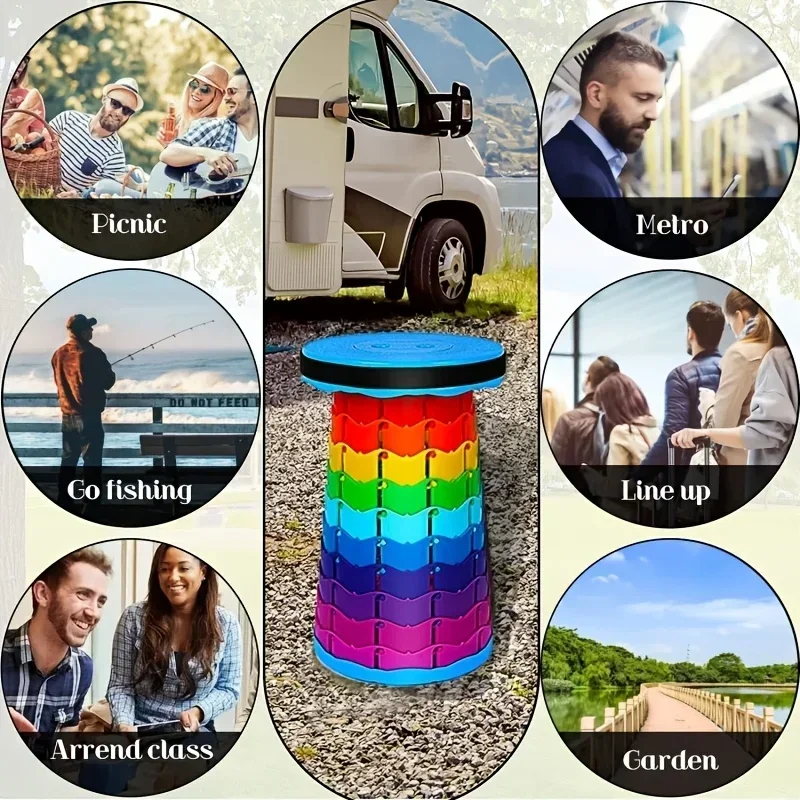Kursi Lipat Teleskopik Pelangi - Outdoor Furniture European ulasan dan harga