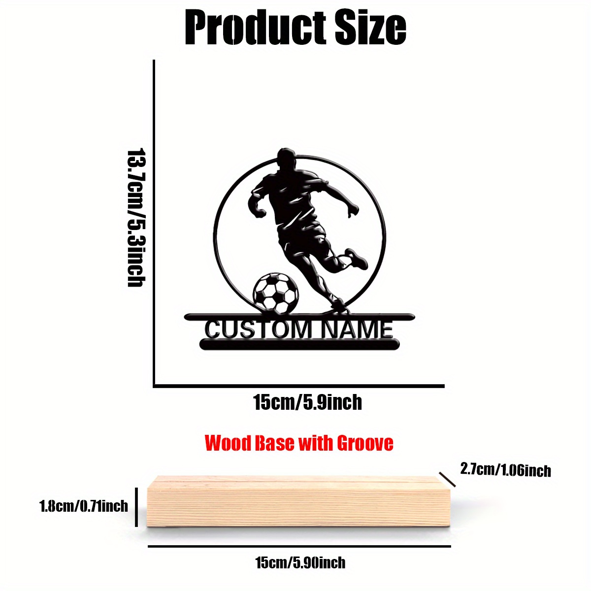 Patung Logam Pemain Sepak Bola - Outdoor Furniture Wood ulasan dan harga