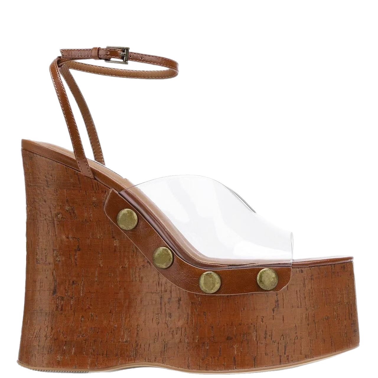 Sandal Hak Tinggi 14 Cm Hak Te - Outdoor Furniture Wood ulasan dan harga