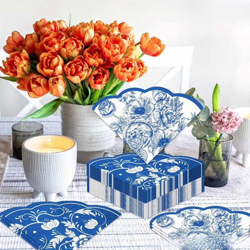 Serbet Kertas Bunga Biru Vinta - Outdoor Furniture Vintage ulasan dan harga