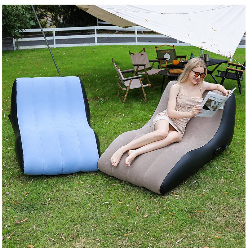 Kursi Santai Tiup, Sofa Tiup P - Deck Chair Lounger ulasan dan harga