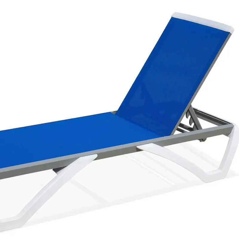 Kursi Santai Aluminium Modern  - Deck Chair Lounger ulasan dan harga
