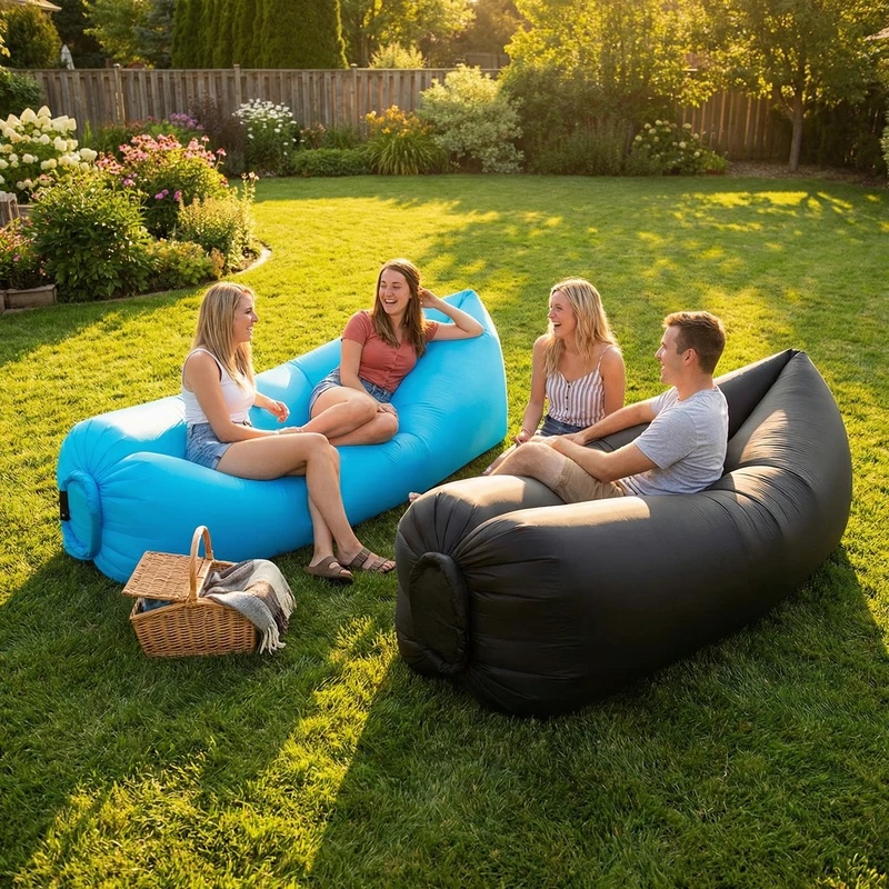 Sofa Tiup Portabel Ringan Taha - Outdoor Furniture For Pool ulasan dan harga