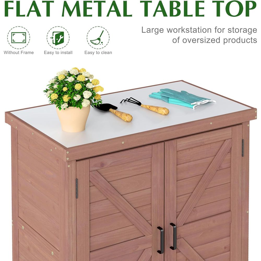 Lemari Penyimpanan Luar Ruanga - Outdoor Furniture Wood ulasan dan harga