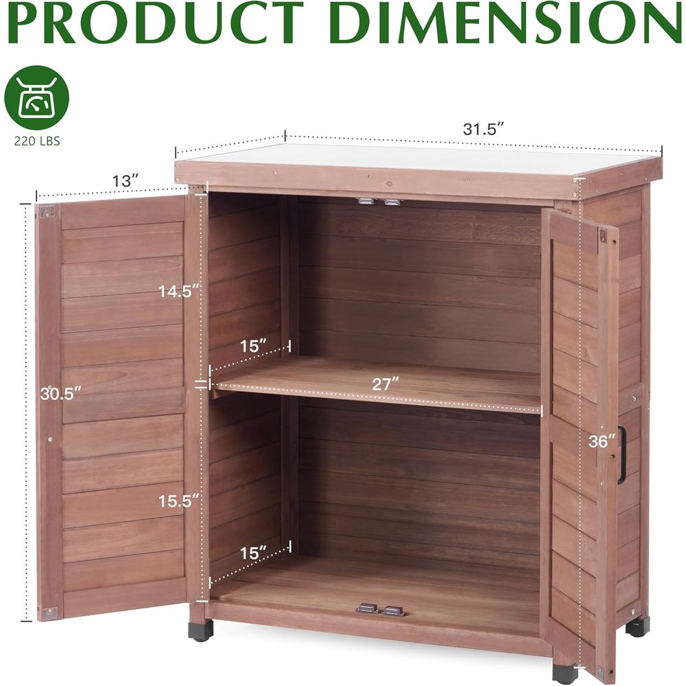Lemari Penyimpanan Luar Ruanga - Outdoor Furniture Wood ulasan dan harga