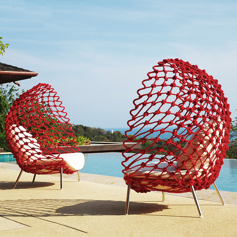 Kursi rotan berbentuk telur mi - Outdoor Furniture Egg Chair ulasan dan harga
