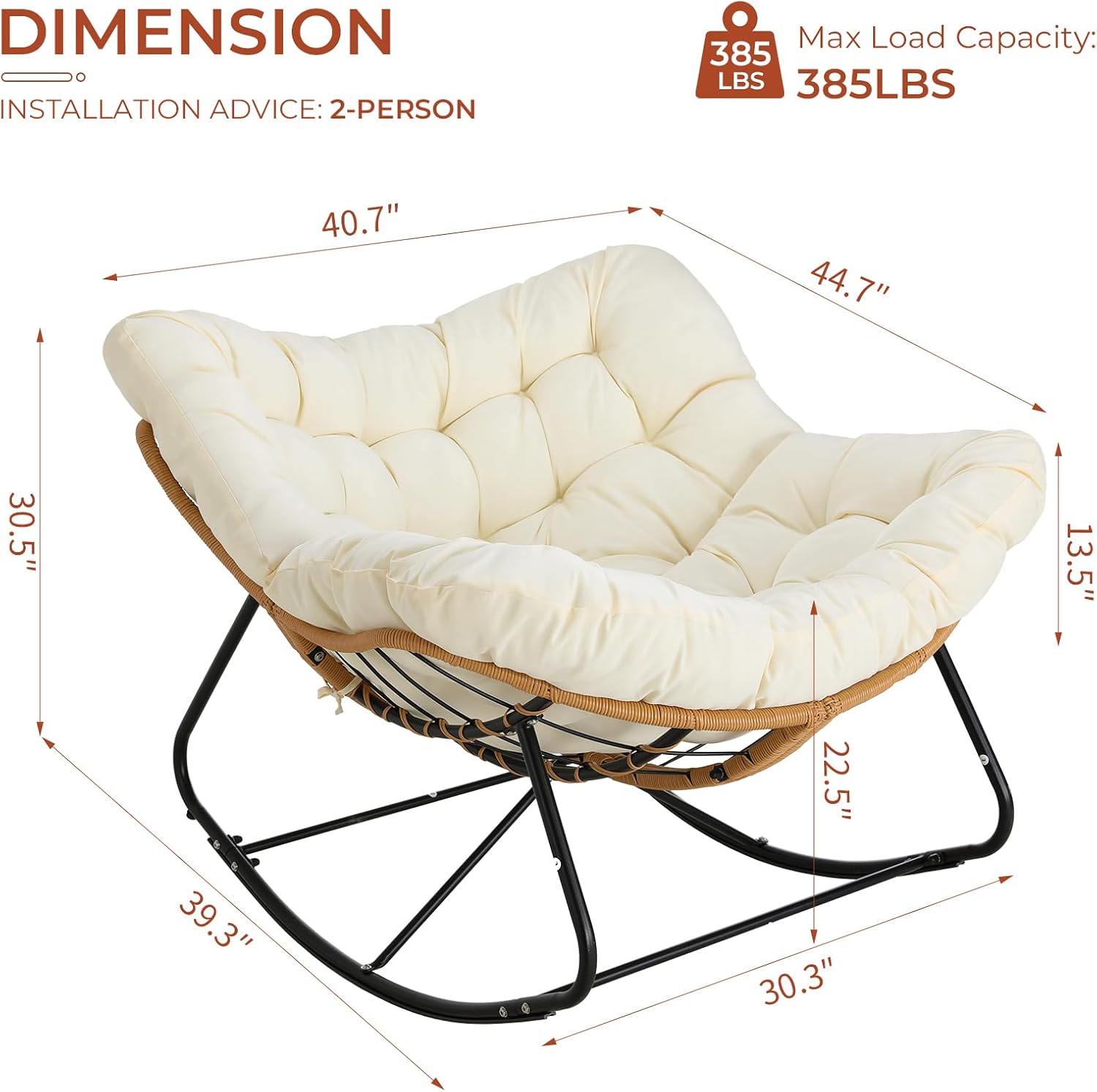 Kursi Goyang Papasan Luar Ruan - Outdoor Furniture Egg Chair ulasan dan harga