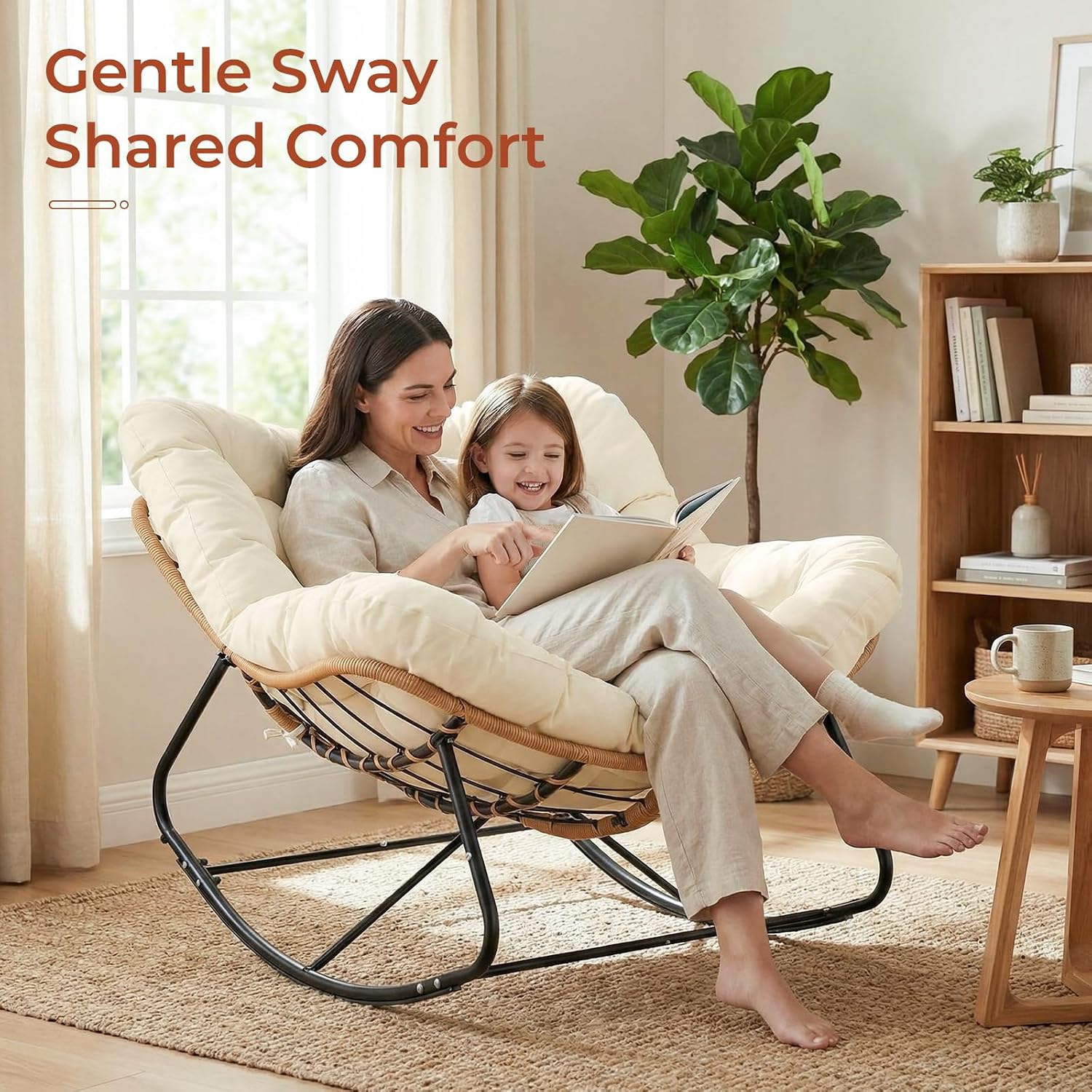 Kursi Goyang Papasan Luar Ruan - Outdoor Furniture Egg Chair ulasan dan harga