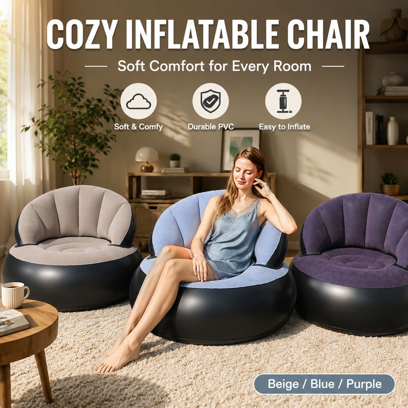 Kursi Tiup untuk Dewasa, Kursi - Outdoor Furniture Small ulasan dan harga